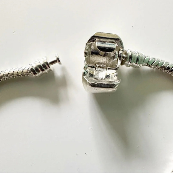 Charm Bracelet Summer Beach Beachy Silver Tone Flip Flop Palm Tree Turtle Sun - Picture 8 of 8